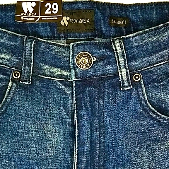 Distressed  Blue Jeans_Mens - Picture 2 of 4